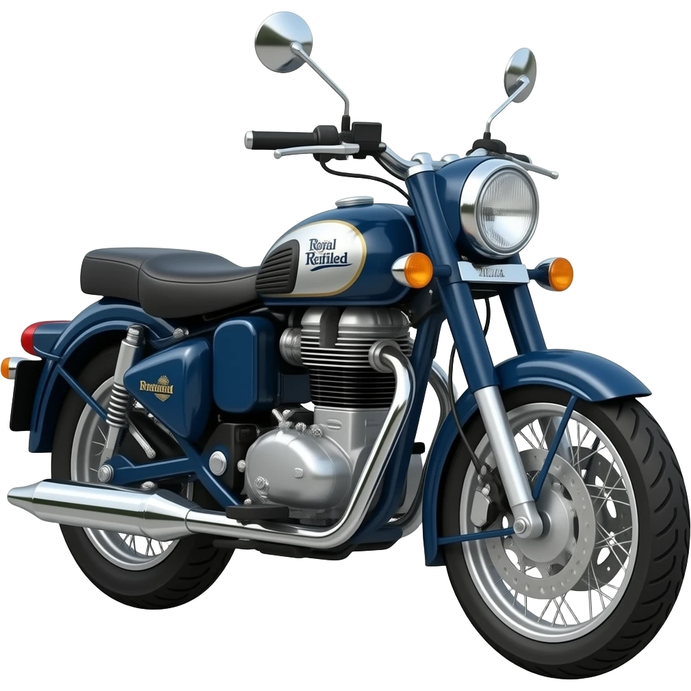 Make AE emoji of royal Enfield bullet emoji