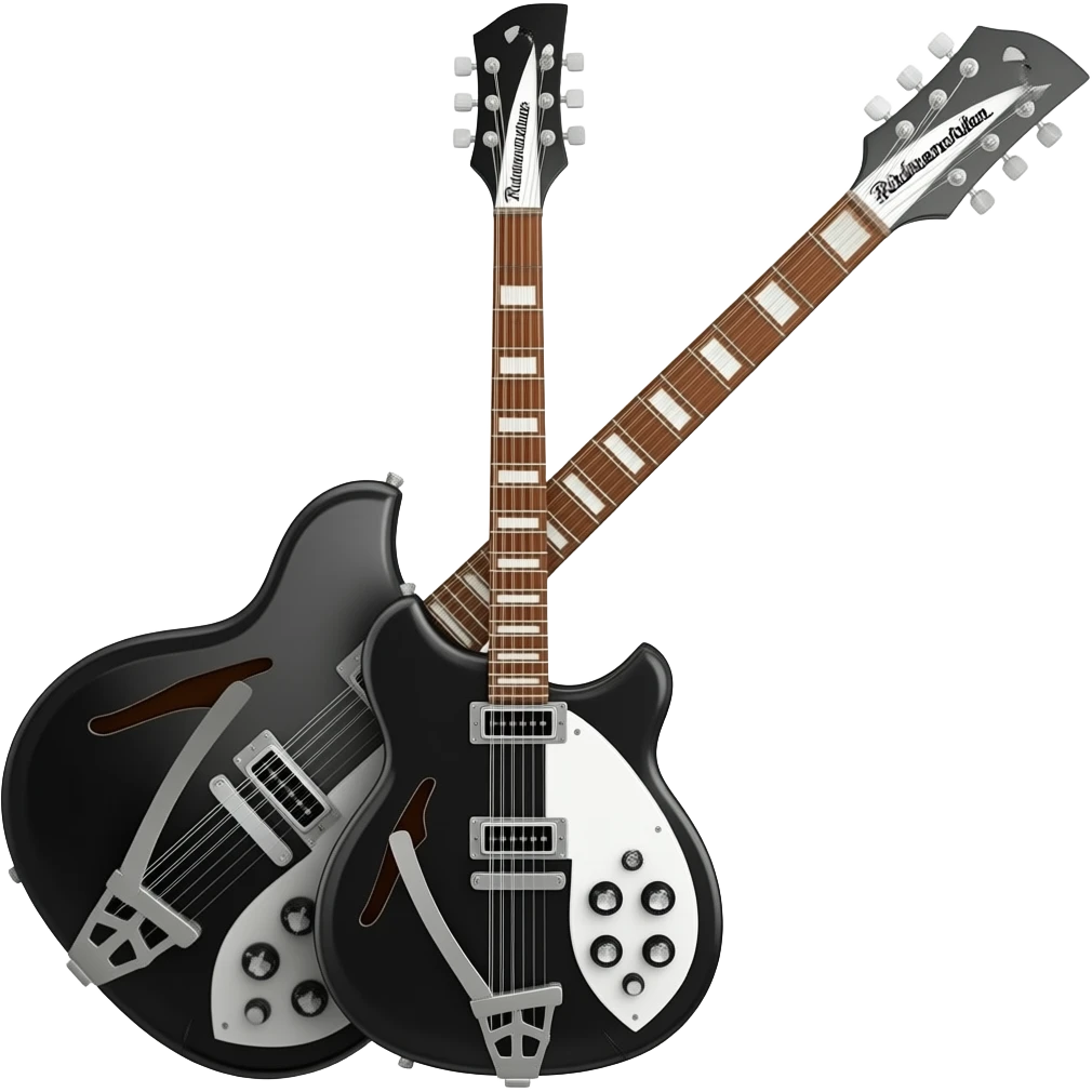 Black rickenbacker emoji