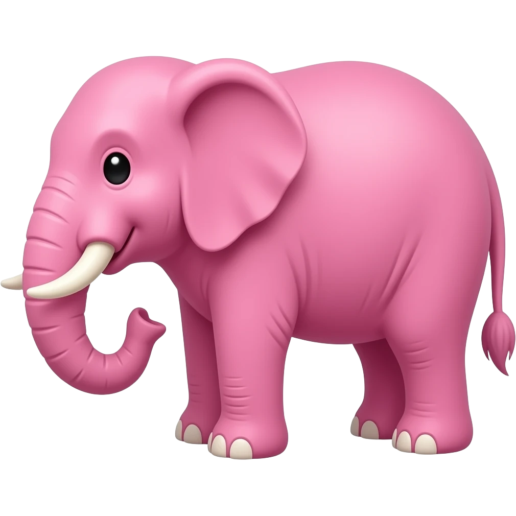 pink elephant emoji