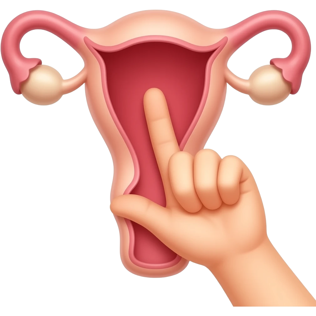 Fingering a vagina emoji