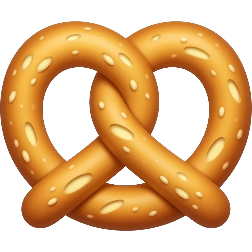 Pretzel emoji