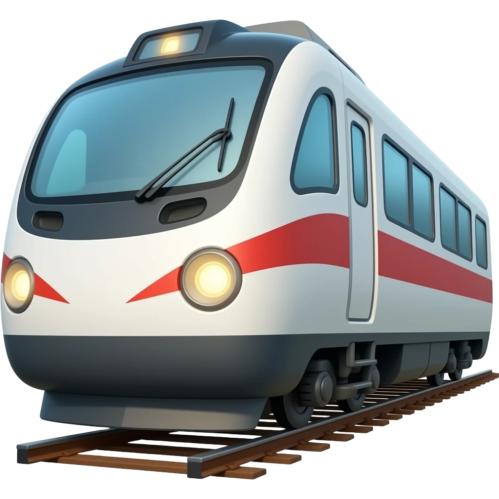 🚄🚈🚃 emoji