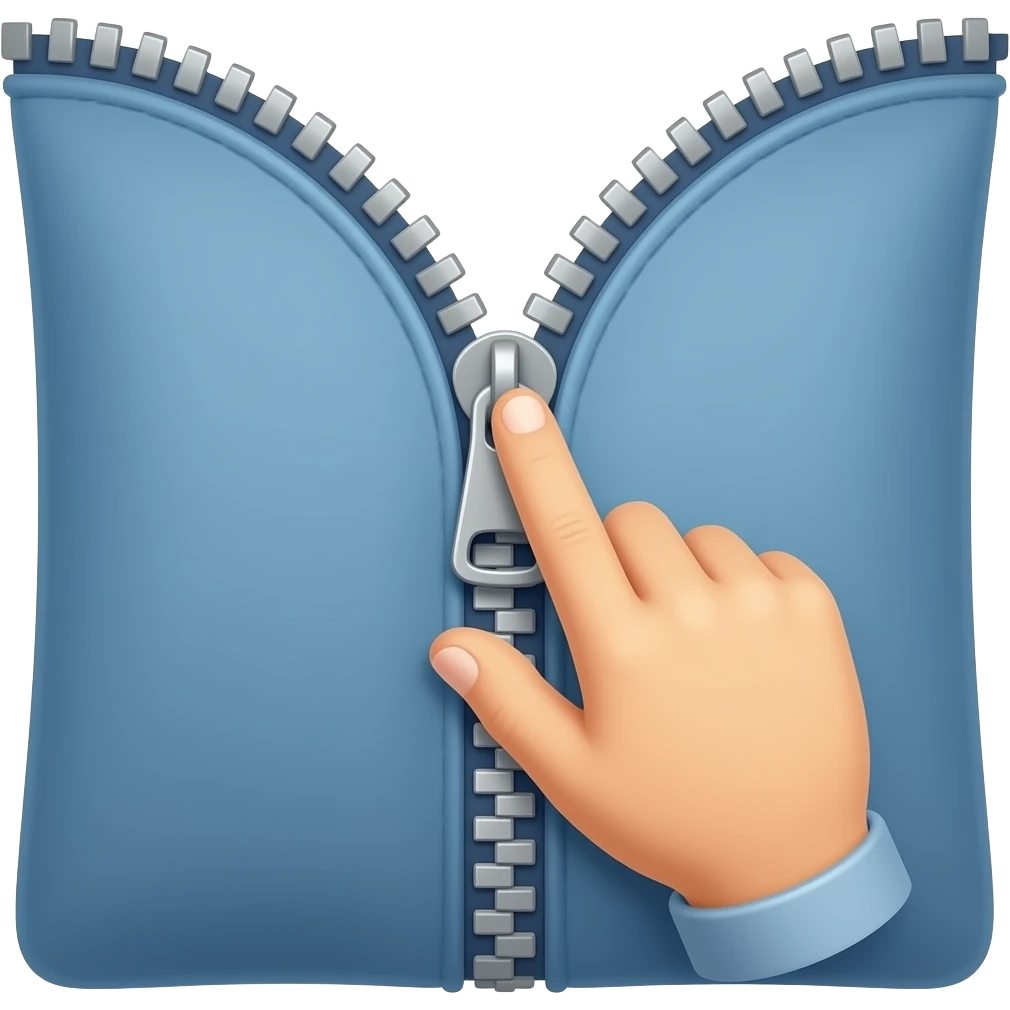 just zip emoji