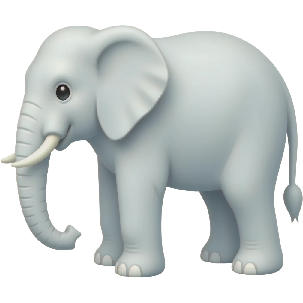 white elephant emoji