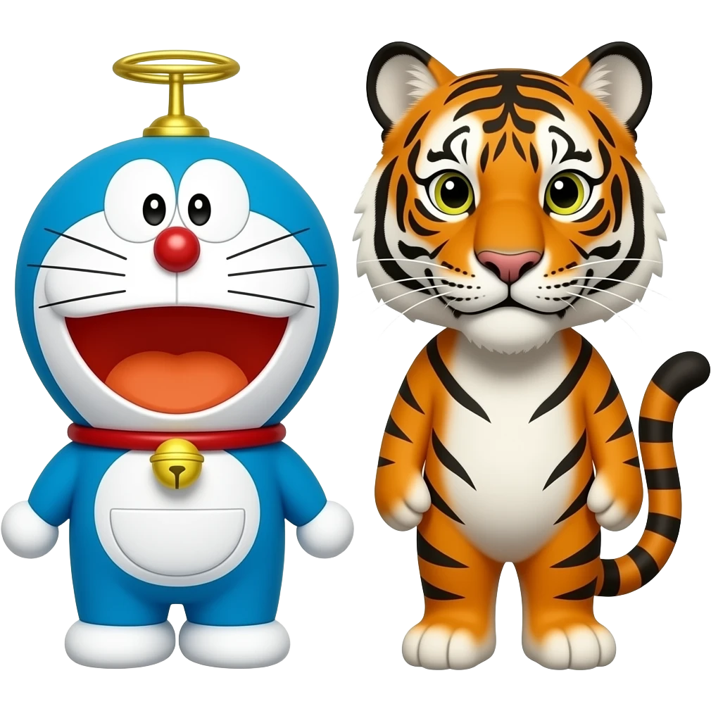 Doraemon + tiger emoji