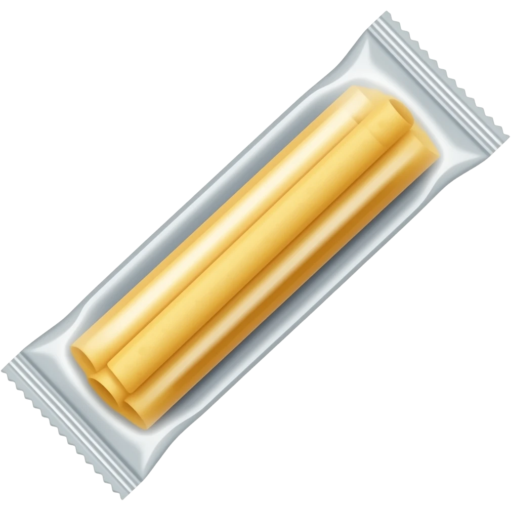 cheese string in wrapper emoji