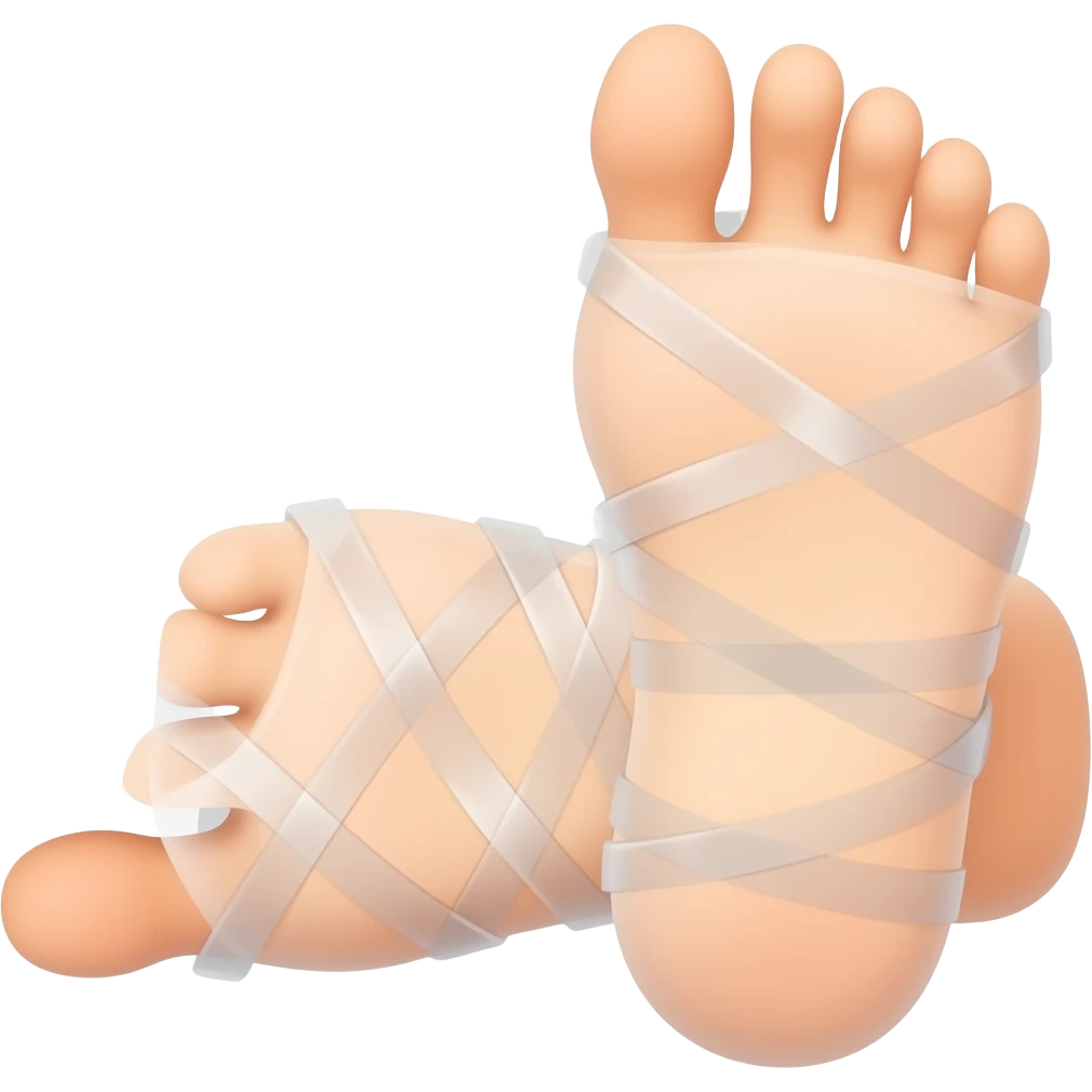 Foot cast emoji