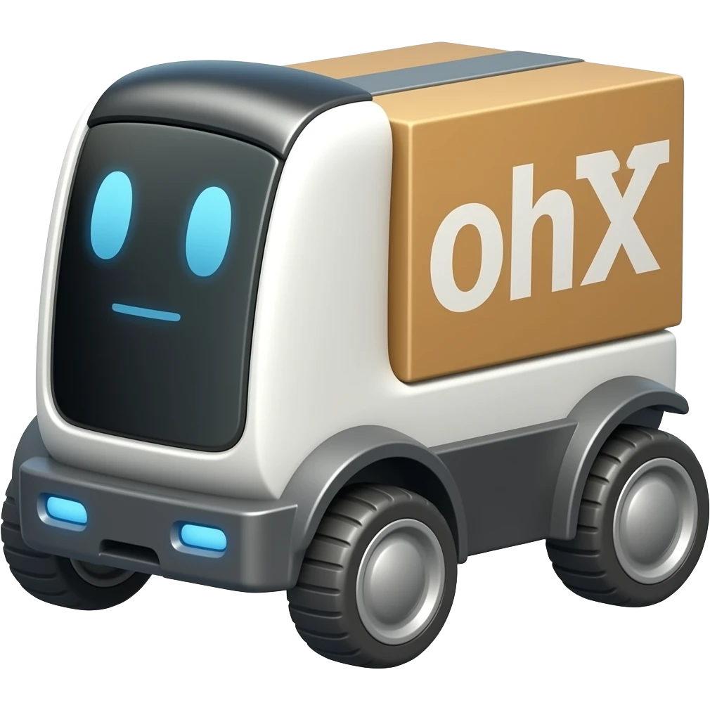 delivery robot emoji