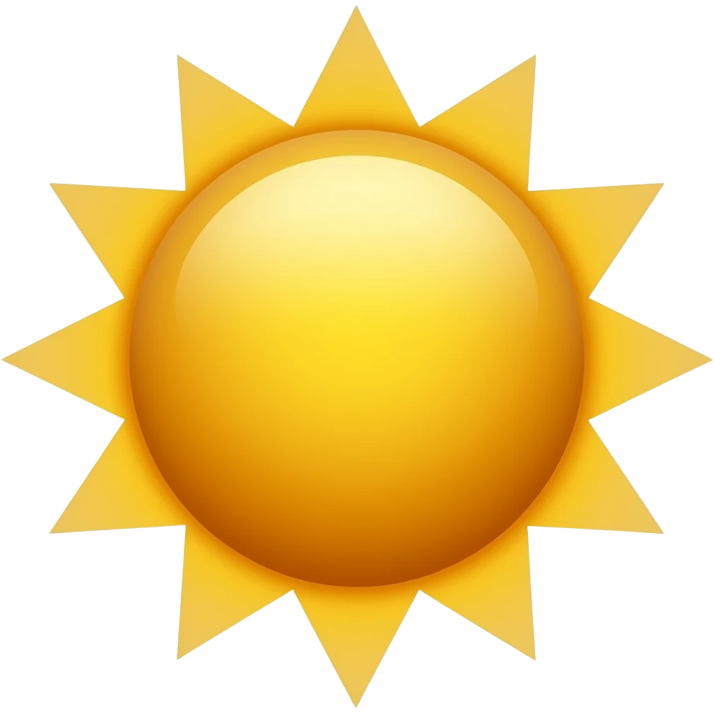Sun emoji