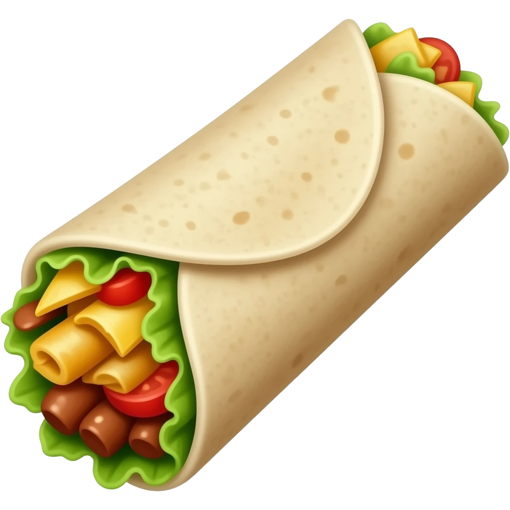 bitten burrito emoji