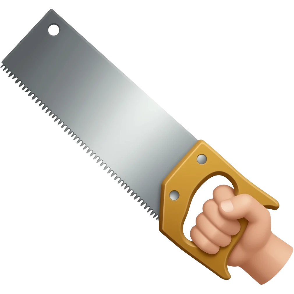 HAND SAW emoji