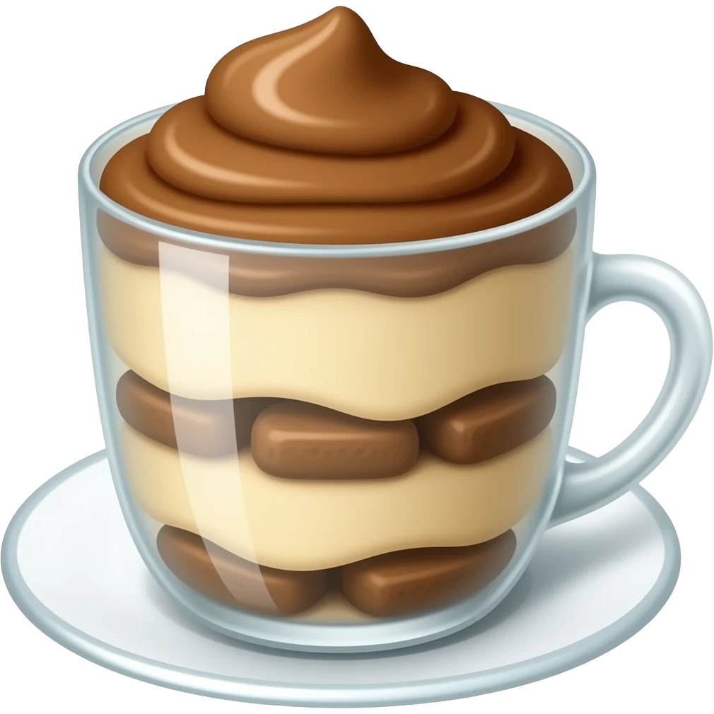 tiramisu coffee cup emoji