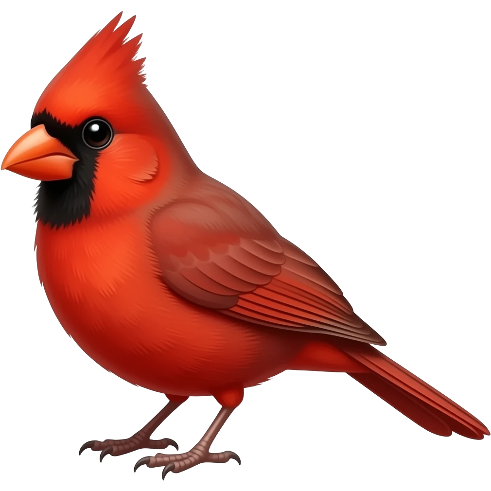 female cardinal emoji
