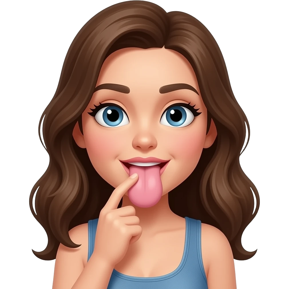 Sucking pussy emoji