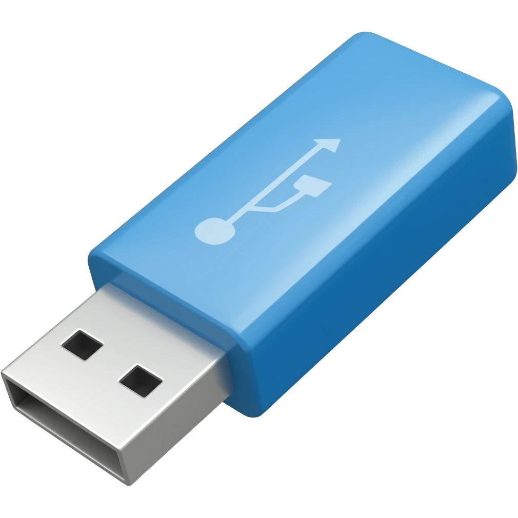 USB flash drive emoji