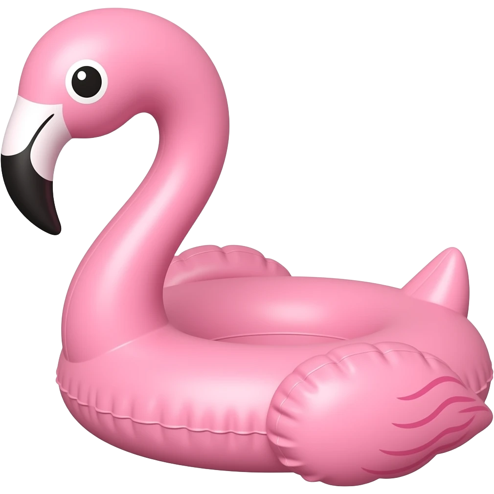 flamingo floatie emoji