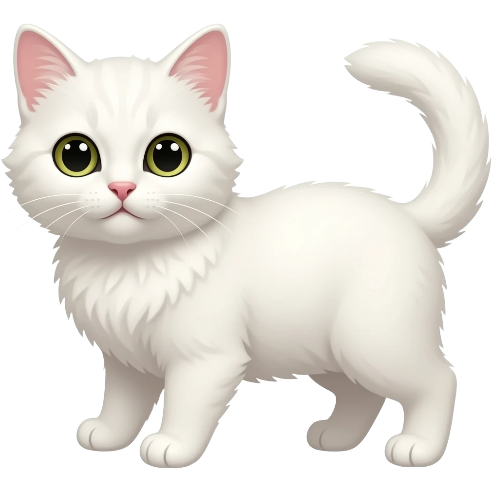 white kitten emoji