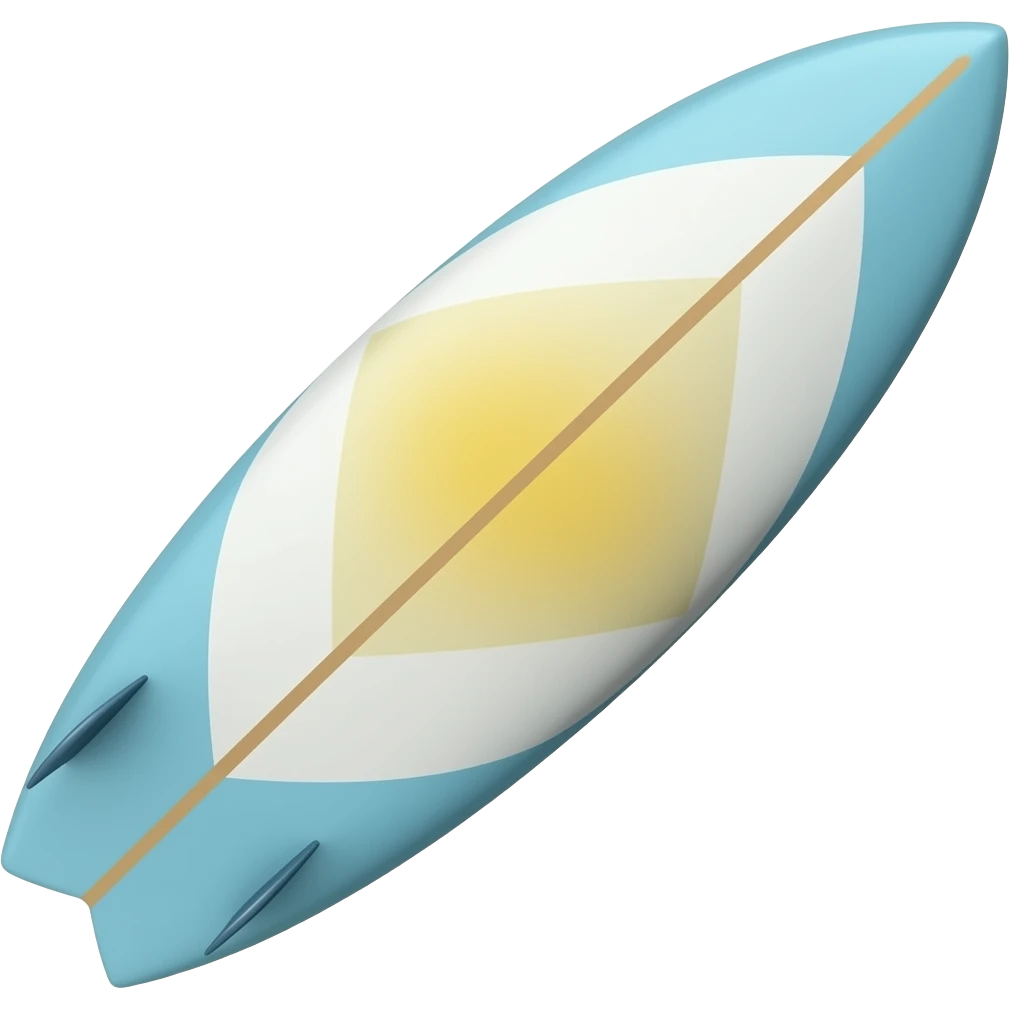 Surfboard emoji
