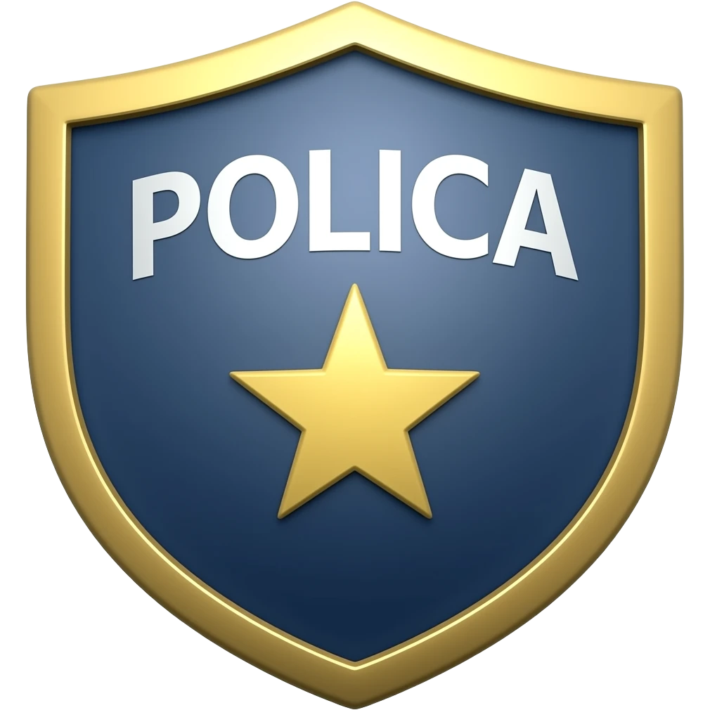police shield emoji