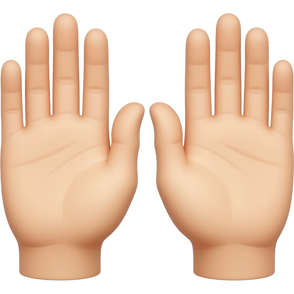 Do both left and right hand emoji