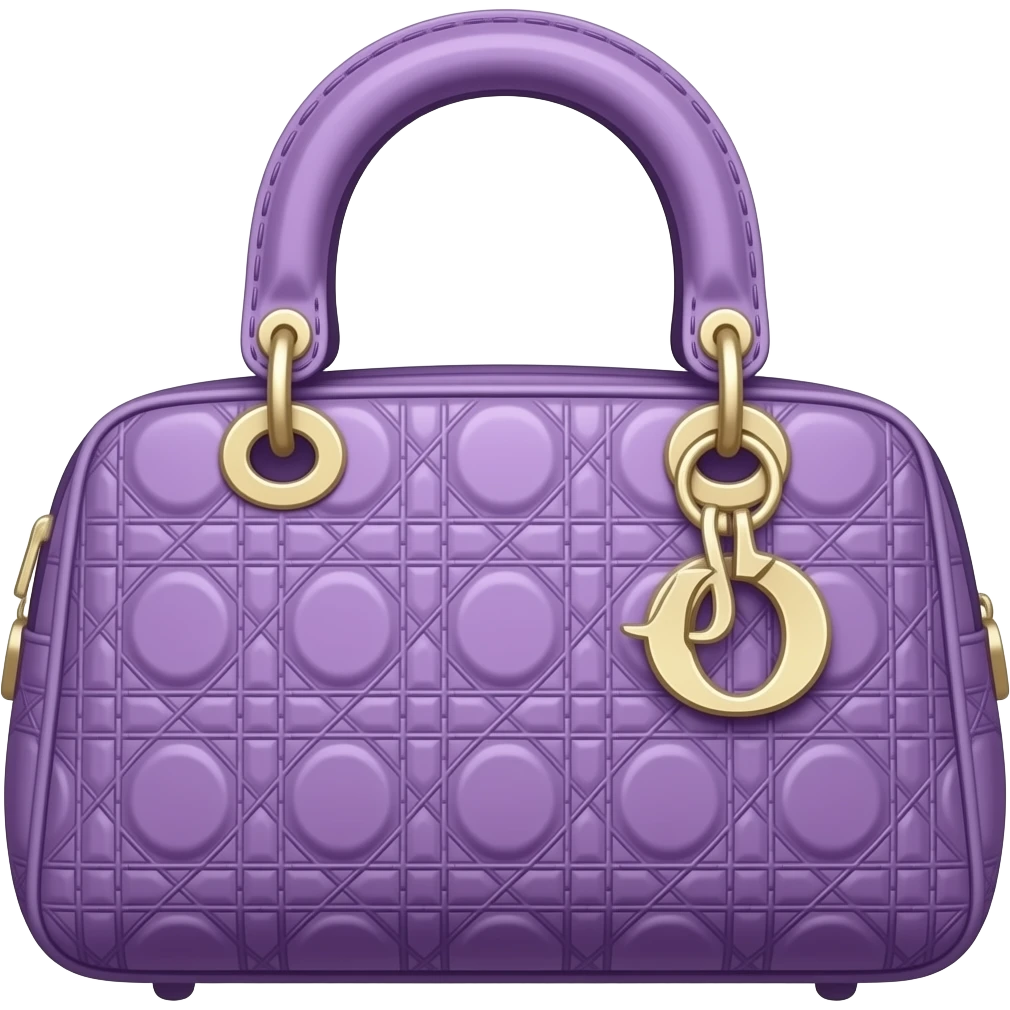 violet dior bag emoji
