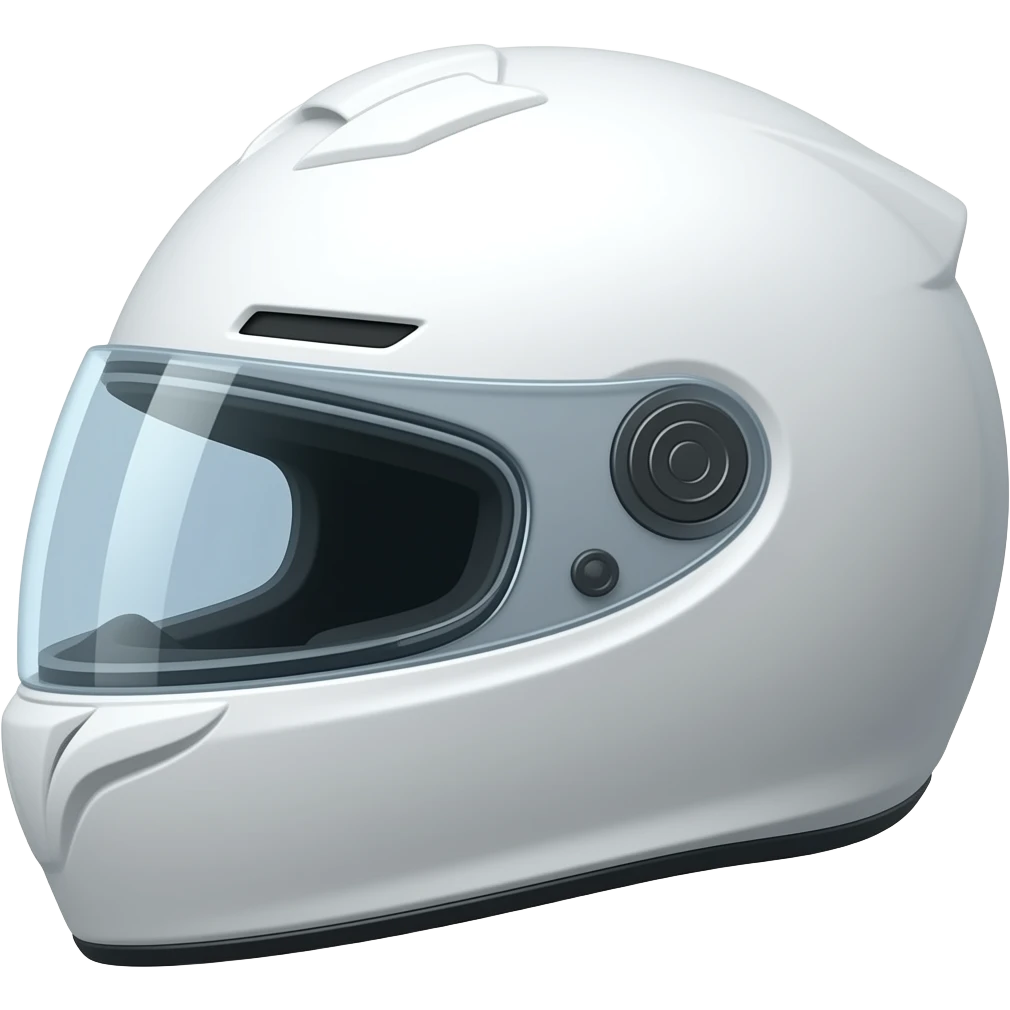 Casco blanco emoji