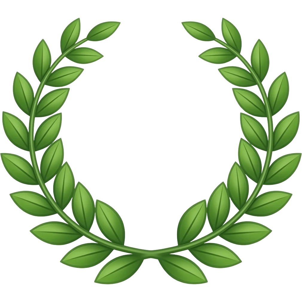 Laurel wreath emoji