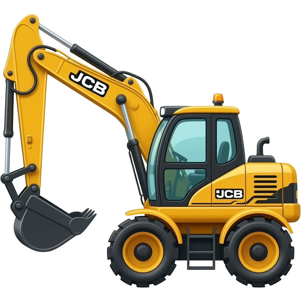 Yellow jcb emoji