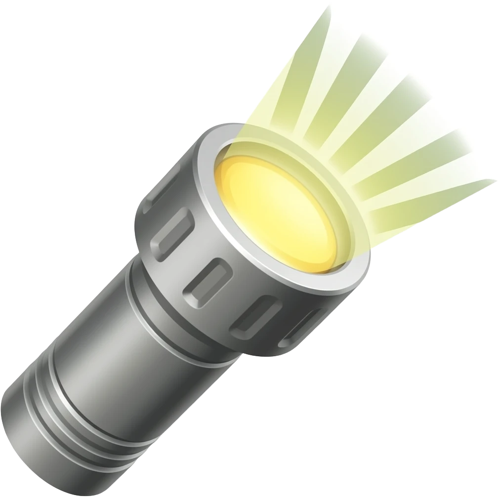 flashlight emoji