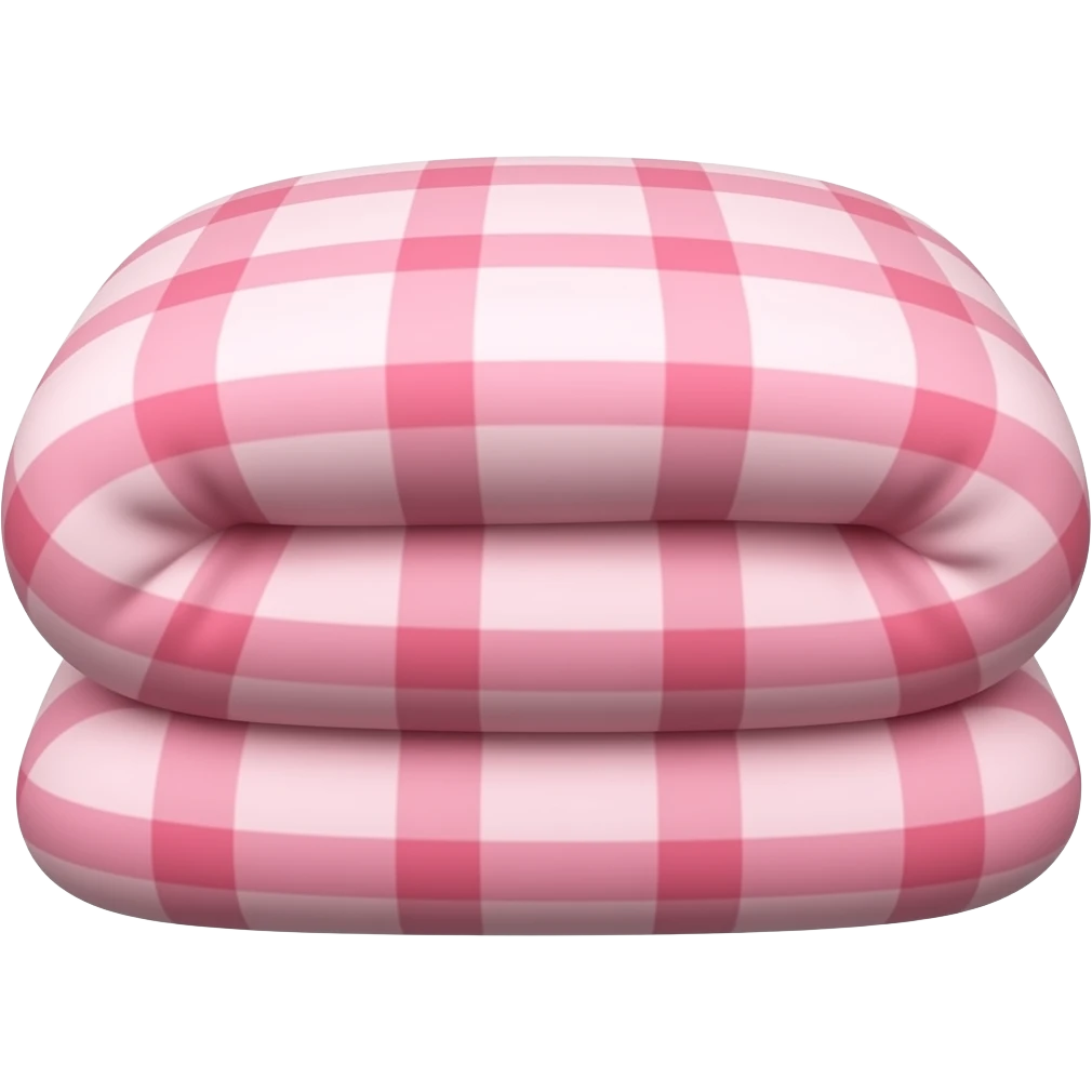 Coberta rosa dobrado dois emoji