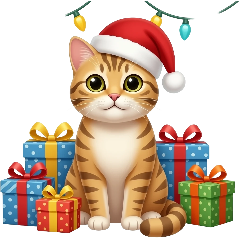 Christmas Cat emoji