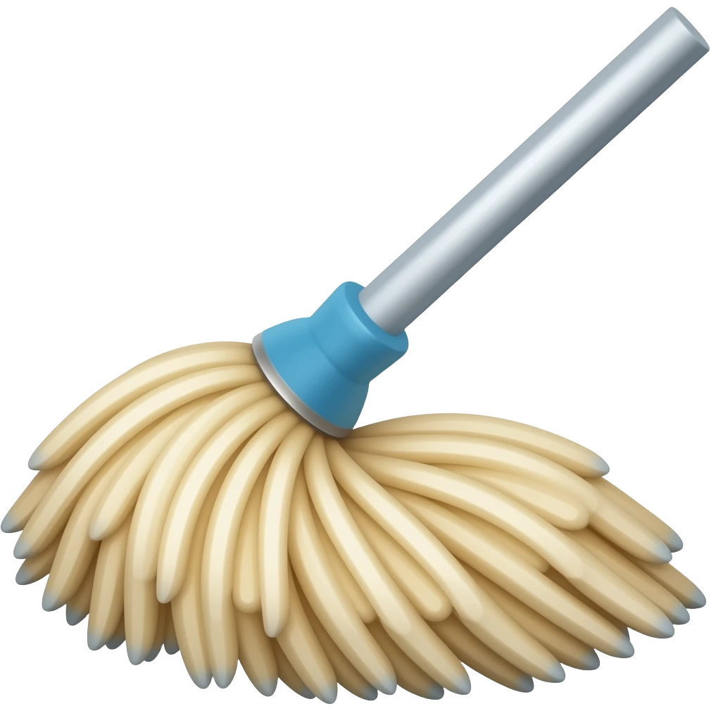 a mop emoji