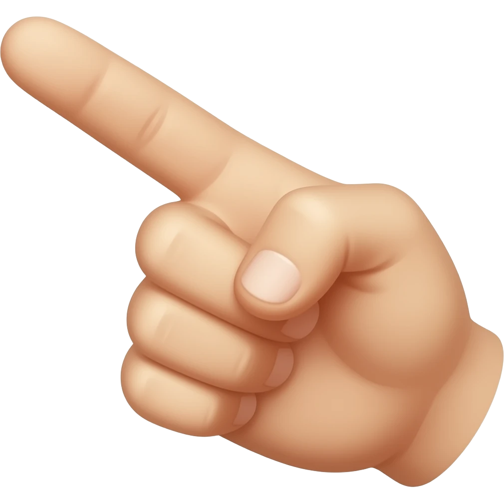 finger pointing on me emoji