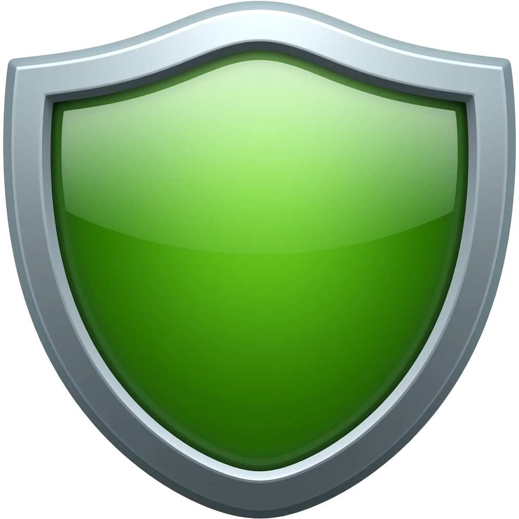 Shield green emoji