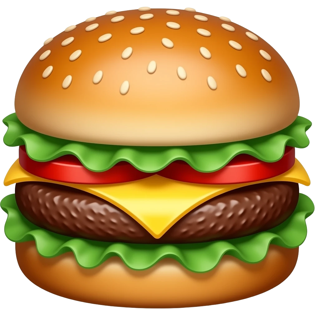 beef burger emoji