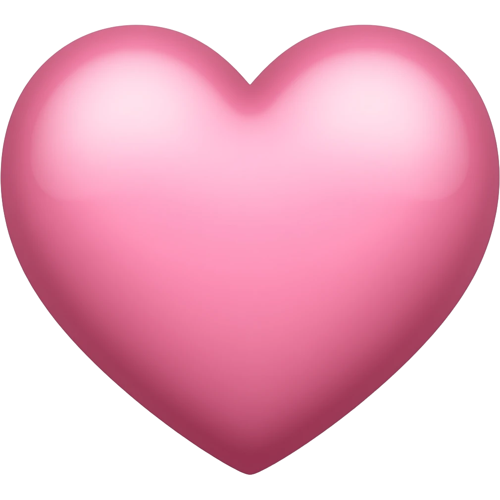 Heart pink emoji
