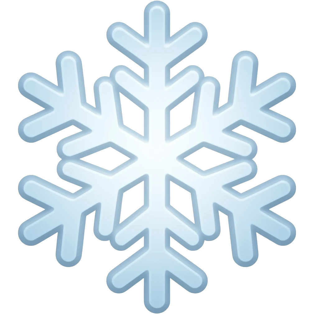Snow emoji