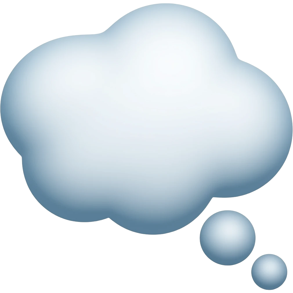 thought bubbles emoji