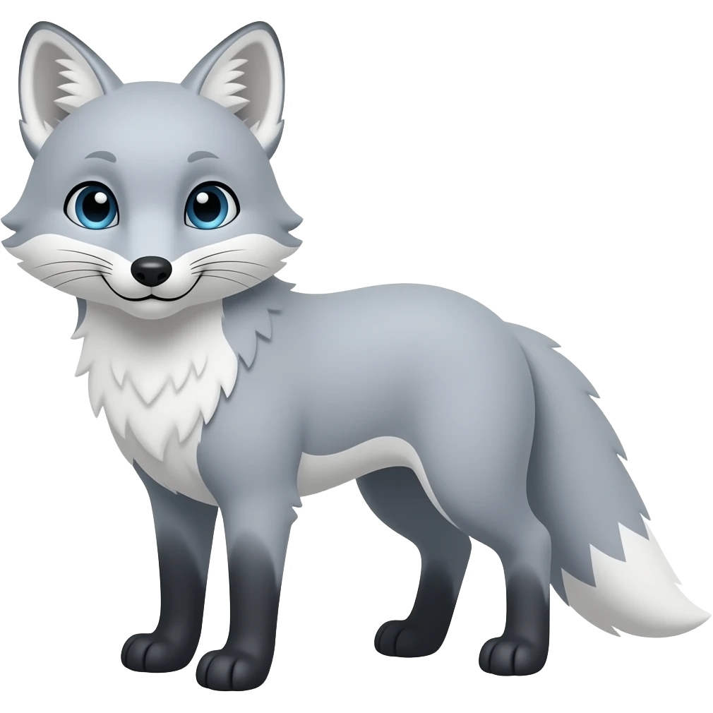 silver fox emoji