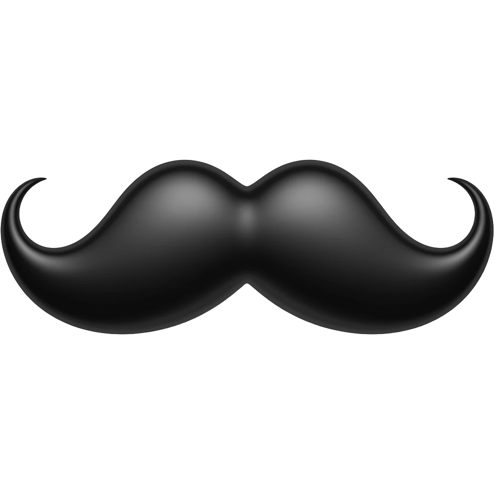 Mustache emoji
