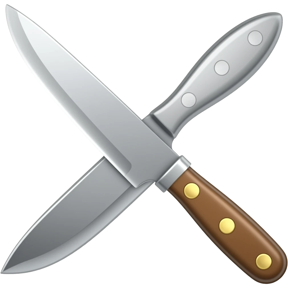a plastic knife emoji