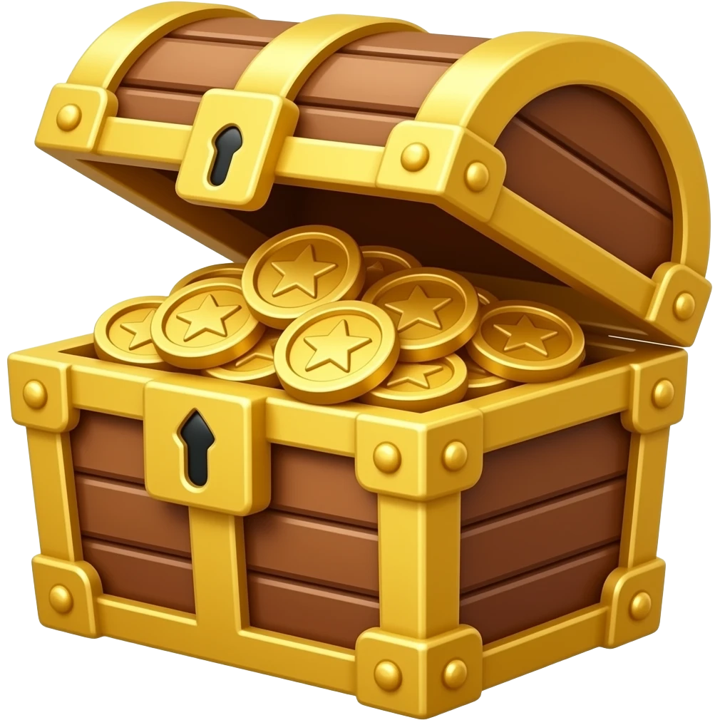 열린 황금 보물상자 emoji