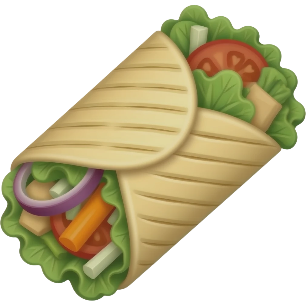 veggie wrap emoji
