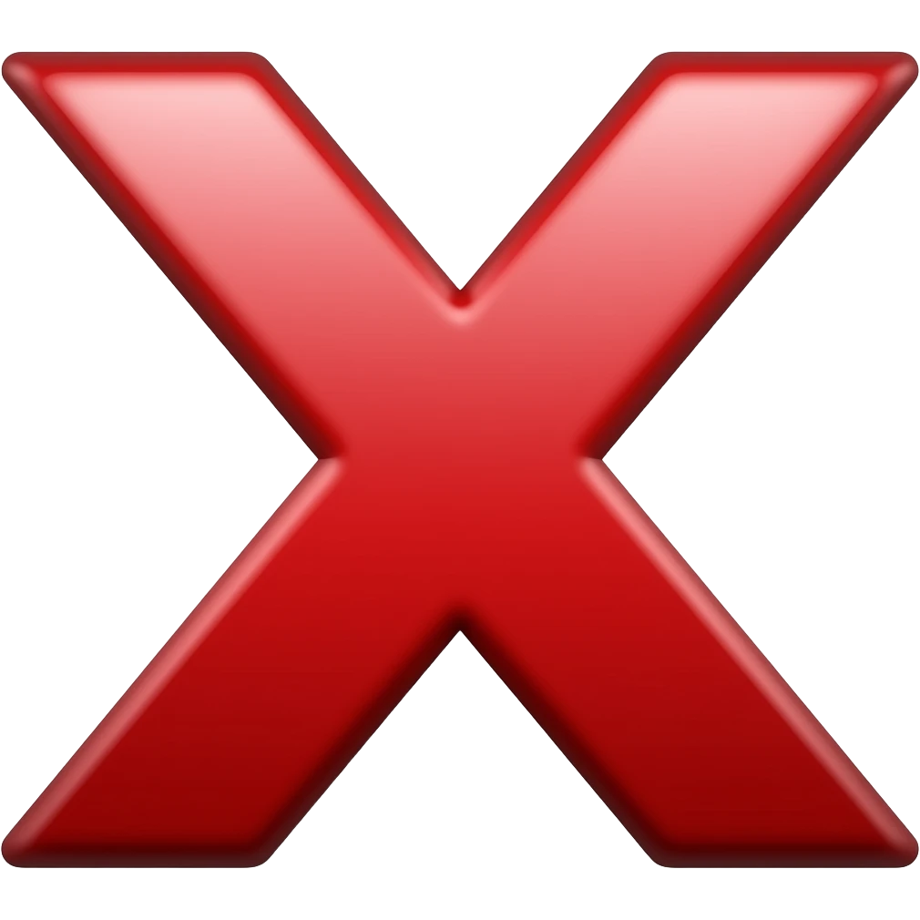 x roja emoji