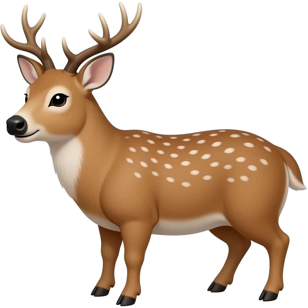 cerf cochon emoji