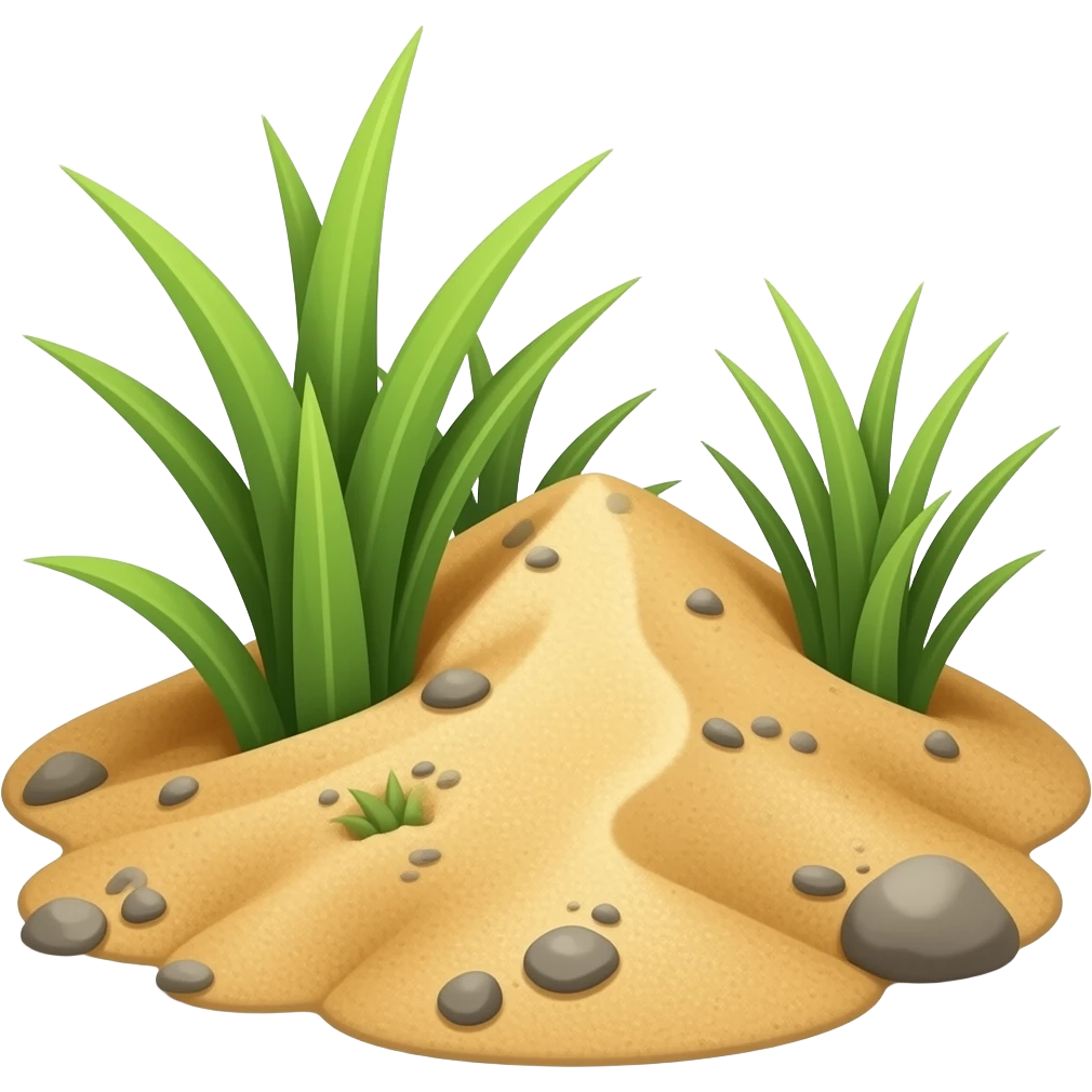 Sand emoji