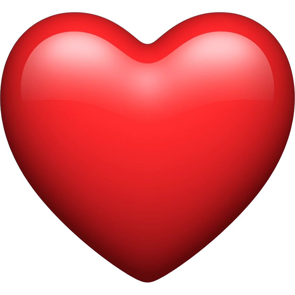 red heart emoji