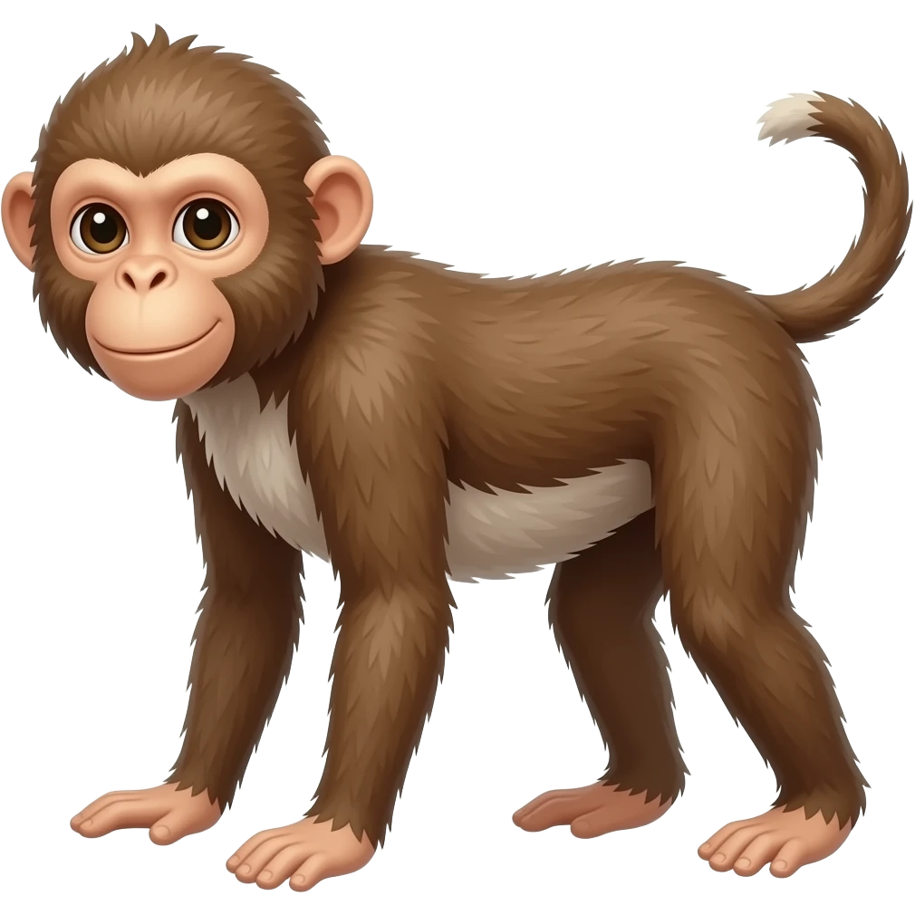 A monkey emoji