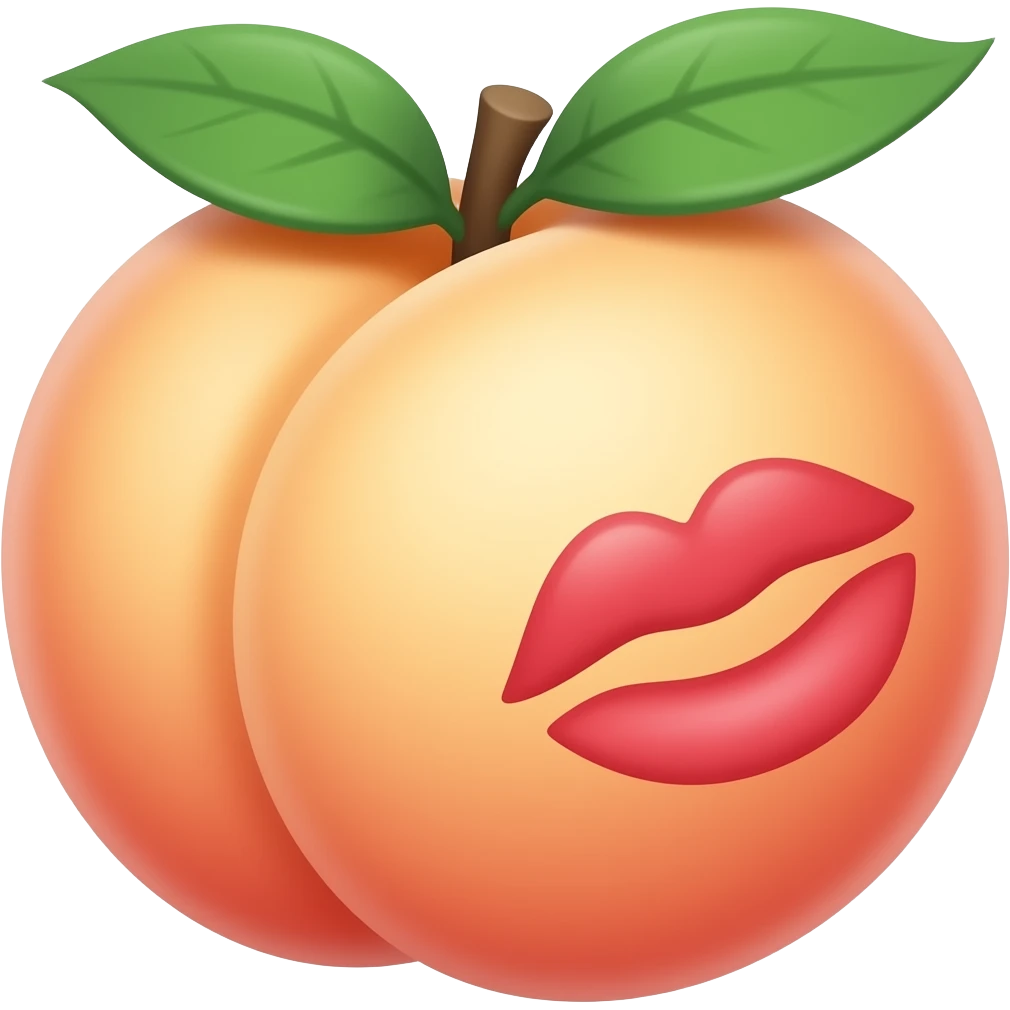 💋🍑 emoji