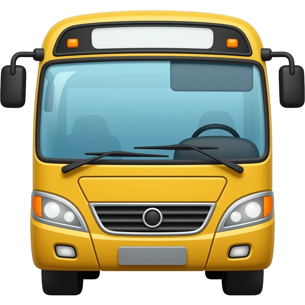 un emoji de una encava tipo autobus emoji